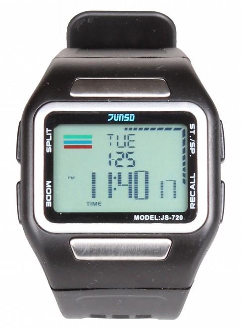 JS-720 sportovní hodinky ID: 28271 Děkujeme za zakoupení sportovních hodinek JUNSD JS-720, které Vám změří tepovou frekvenci přiložením dvou prstů na určené destičky.