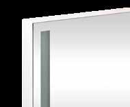 Přehled zrcadel a doplňkových skříněk vhodných k umyvadlovým skříňkám Horní skříňky s výklopem blum a integrovaným led osvětlením bez vypínače (viz. detail str.
