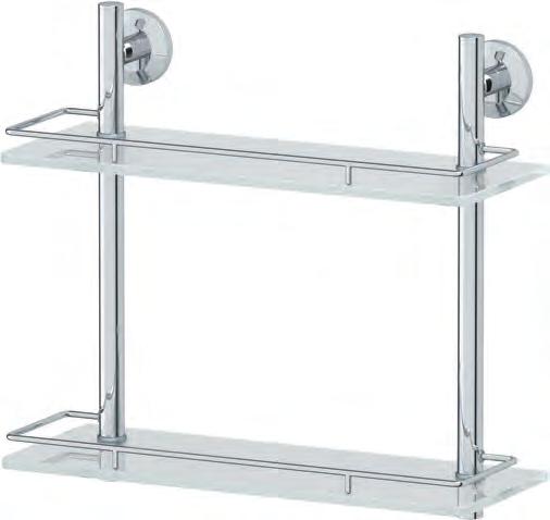 Standard 81 > STA 072 Corner shelf 2 tier 28 cm Polička rohová dvoupatrová 28 cm Полка угловая 2-х ярусная 28 cm 277x378Hx277mm STA 073 Corner shelf 3 tier 28 cm Polička rohová třípatrová 28 cm Полка