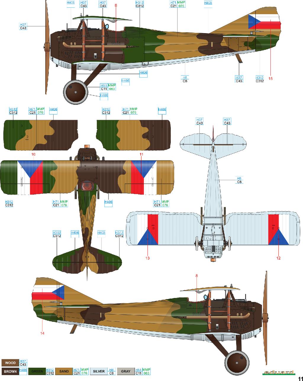 9151, des. Bohumil Siegl, 33. letka, LP 2, C č.nouzové letiště Lípa u Německého Brodu, Československo, 1. září 1924 V roce 1920 bylo u leteckých pluků nařízeno posuzování stavů používaných letadel.