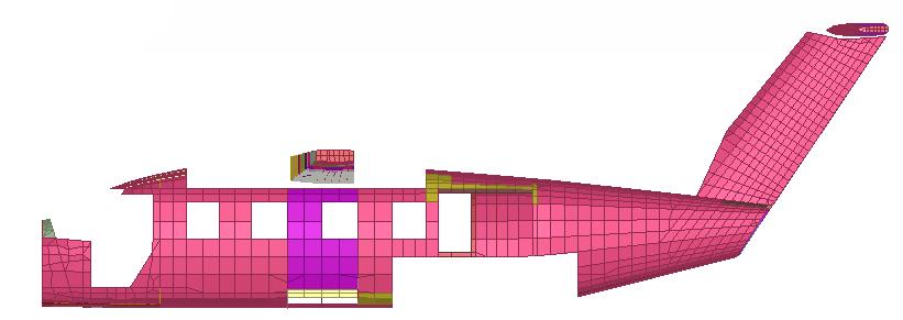 STATICKÁ KONDENZACE 4 STATICKÁ KONDENZACE 4.1 PROCES KONDENZACE Pro výpočet statické kondenzace bylo potřeba připravit globální model (GFEM) bez oblasti detailního modelu DFEM.