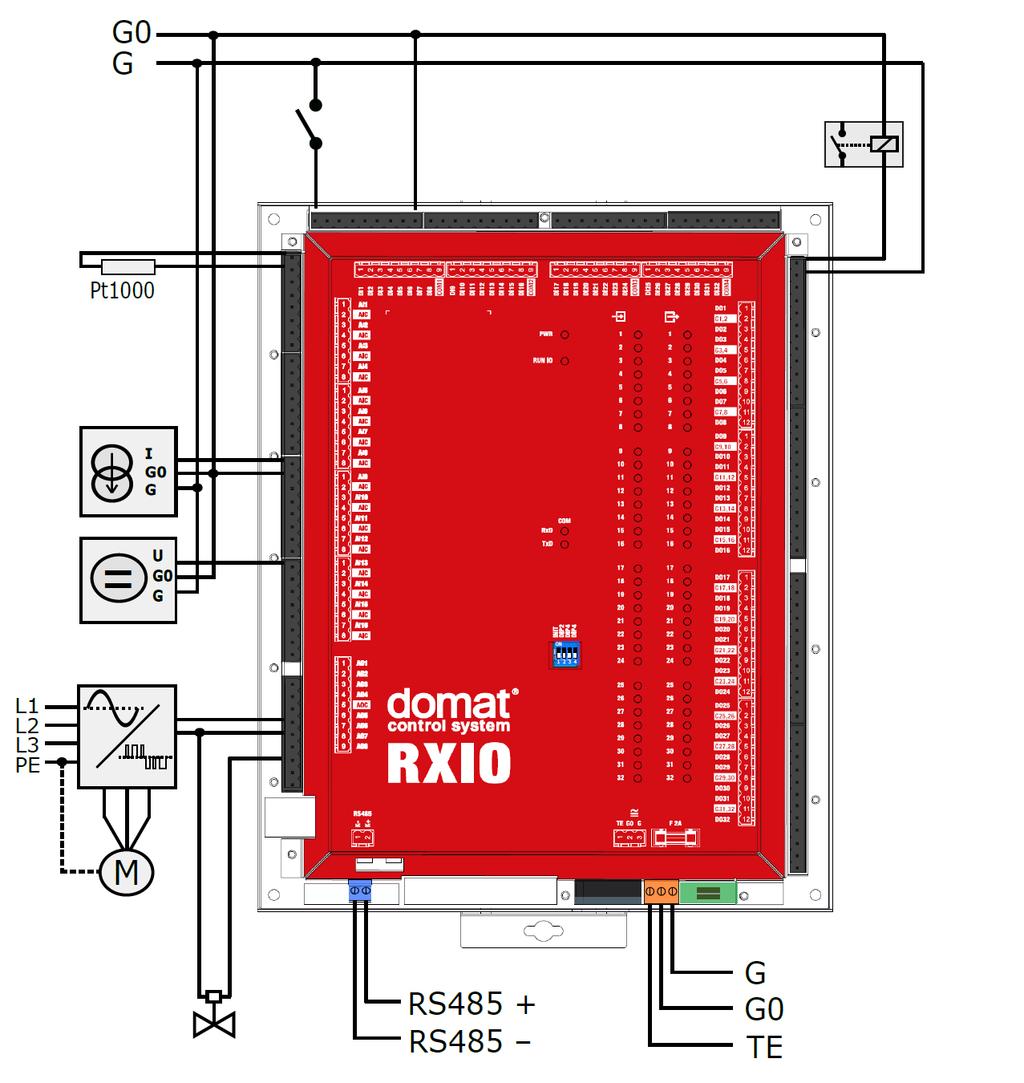 Zapojení Adresování Adresa Modbus se nastavuje pomocí programu ModComTool, který je volně ke stažení na stránkách http://domat-int.