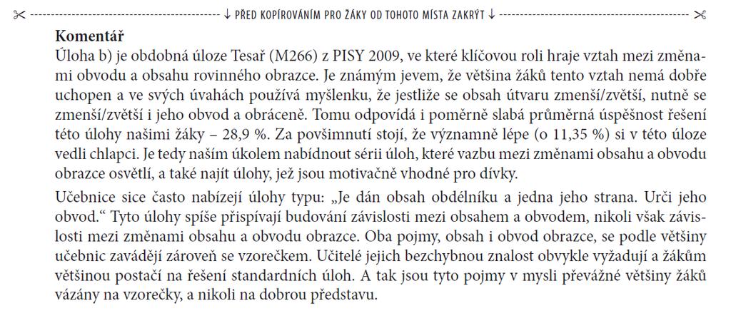 Úlohy pro rozvoj matematické gramotnosti Milan Hejný,