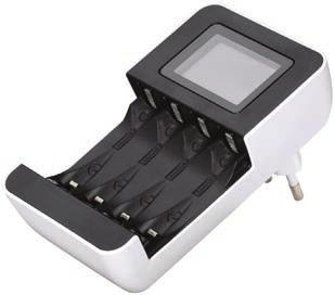 11,11 87103 Nabíjačka Delta LCD Premium pre AA/AAA zásuvková nabíjačka pre 1-4 NiMH akumulátory AA (mignon) alebo AAA (micro) 4