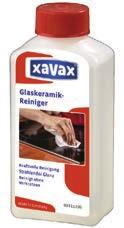 2,20 1,99 1,99 Made in Garmany 111726 Xavax čistič sklokeramických dosiek, 250 ml pre šetrné a ľahké čistenie sklokeramických varných dosiek, odstraňuje zaschnuté nečistoty, pre každodenné použitie,