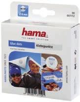 ..) obojstranné lepiace body (permanentné) je možné použiť na celý rad čistých a suchých povrchov ako sú papier, plast, kov, drevo, sklo atď.