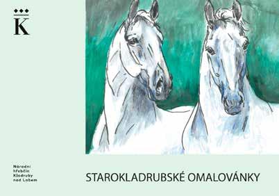 i velké návštěvníky, které zachycují nejrůznější motivy se starokladrubskými koňmi z Kladrub nad Labem i ze Slatiňan.