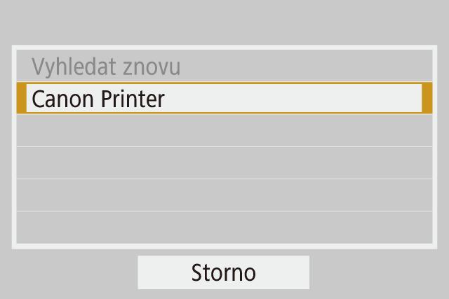 / příslušenství 6 Pomocí tiskárny se připojte k fotoaparátu prostřednictvím Wi Fi.