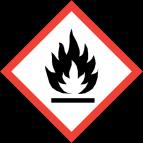 Výstražné symboly nebezpečnosti : Signální slovo Standardní věty o nebezpečnosti Pokyny pro bezpečné zacházení : Nebezpečí : H225 Vysoce hořlavá kapalina a páry.