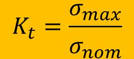 předpoklad snížení meze pevnosti koeficientem K t je