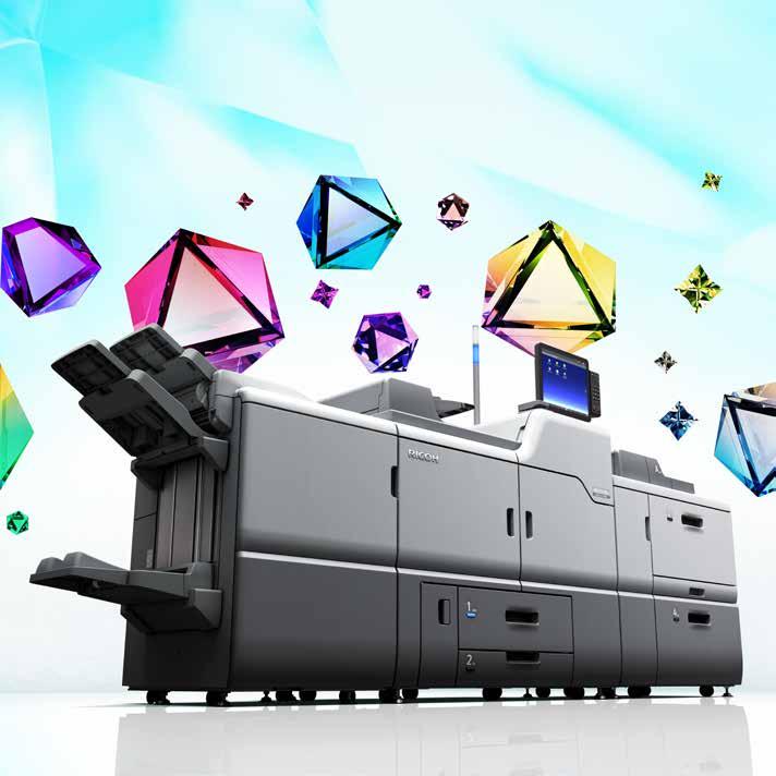 Digitální barevné produkční tiskové stroje Ricoh Pro TM Řada C7200sx Graphic Arts Edition Kopírka