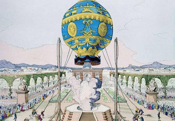 3 Balónem nad koruny stromů a první letouny (1783 1914) Největším a potvrzeným úspěchem bylo sestrojení prvního horkovzdušného papírového balonu Josepha Montgolfiera a Jacquesa Montgolfiera