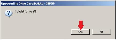 3) Odeslání hlášení ve formátu pdf jako přílohu prostřednictvím datové schránky. 3.1 Postup odeslání hlášení do ISPOP tlačítkem Odeslat on-line 1) Najít a opravit předem všechny chyby tlačítkem.