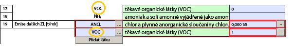 20) Pořadové číslo u ostatních zdrojů musí být unikátní. Číslo ostatního zdroje XYZ se ve formuláři vyskytuje vícekrát. Chybová hláška upozorňuje na porušení pravidla unikátního číslování zdrojů.