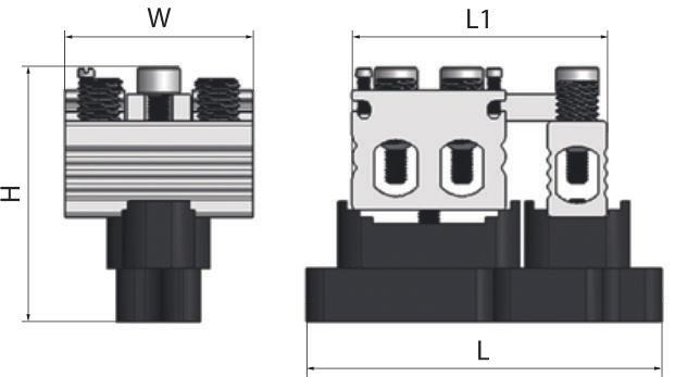 Svorkovnice je určena k použití měděných i hliníkových vodičů.
