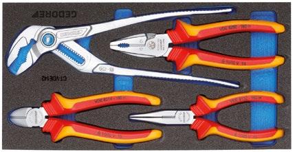 WORKSHOP 15 CT1-80 SADA MONTÁŽNÍCH KLEŠTÍ v 1/3 modulu Check Tool Rozměry: Š 157,5 x H 310 mm B A M N 66, 90 Montážní kleště na vnější pojistné kroužky č.