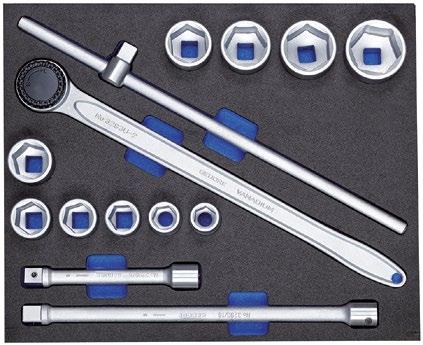 WORKSHOP 15 CT2-7-32 SADA KOMBINOVANÝCH KLÍČŮ v 2/3 modulu Check Tool Rozměry: Š 315 x H 310 mm 90 91, Kombinované klíče č.