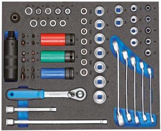 TS-308 Přehled jednotlivých komponent 044 045 TS CT2-D30 TS-308 Oboustranný očkový klíč otevřený č.