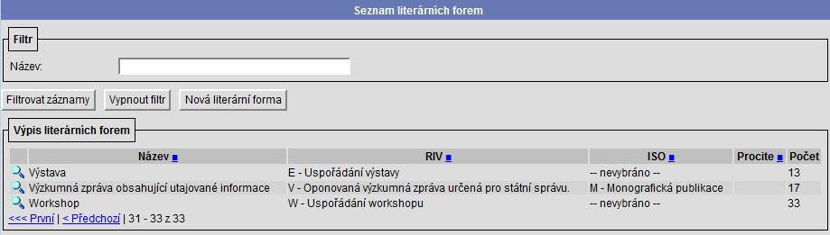 5.1.7 LITERÁRNÍ FORMY Literární formy jsou základní součástí systému.