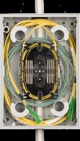 SOP 12 (24) FLOOR DISTRIBUTION BOX PATROVÝ OPTICKÝ ROZVADĚČ EN Optical box SOP 12 (24) is designed for distribution of optical network in buildings by usage of optical cables or microduct systém, for