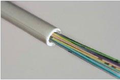 From such a cable can be created a branch at any point in a simple way (cable divider) and to install the required optical fiber using microtubes 5/3,5 mm LSZH into the customer s apartment where the