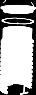 entries for cable protection tube Ø 110 mm (Optional accessory) Maximum capacity 96 splices with box F-BOX 96S Maximum