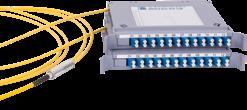 ORSM 4/6 MODULE ODF MODULOVÝ ROZVADĚČ EN The optical distribution patch panel ORSM 4/6 and is designed for the placement of 72/144 or 36/72 optical connectors indoors in the central office.