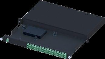 Splitter panel 1U/2U Splitterové panely 1U/2U 1:32/1:64 WITH SC CONNECTORS 1:32/1:64 S KONEKTORY SC EN Panels are designed for storage 1 PLC splitter 1:32 (1U panel) or 1 PLC splitter 1:64 (2U panel).