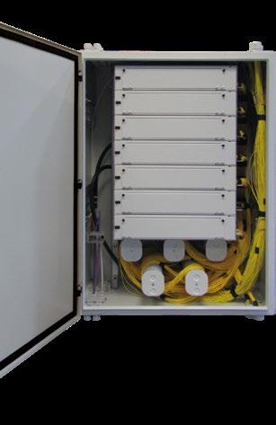 MNORS WALL-MOUNTED OPTICAL DISTRIBUTION CABINET NÁSTĚNNÁ OPTICKÁ ROZVODNÁ SKŘÍŇ EN The wall-mounted optical distribution cabinet MNORS is designed for the placement of 480/672 optical connectors