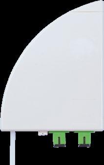 ORM 2 WALL-MOUNTED OPTICAL DISTRIBUTION BOX OPTICKÝ NÁSTĚNNÝ ROZVADĚČ EN The ORM 2 is designed for the termination of 2 to 4 optical fibers in a customer terminal point or for interconnection of