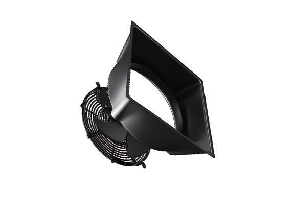 Konstrukce Ventilátor s 3-rychlostním motorem