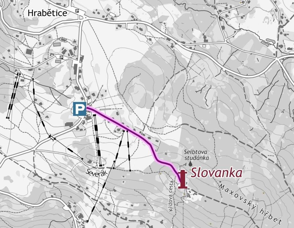 5. PARKOVÁNÍ Parkování pro všechny účastníky je zajištěno na centrálním parkovišti Skiareál Severák v Hraběticích (GPS: 50 46 38.679 N, 15 11 18.916 E).