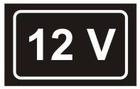 Označení zásuvky 12V (pokud je jí letoun