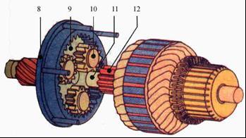 Z elektrického hlediska se jedná buď o sériové elektromotory doplněné o brzdící vinutí, nebo o motory s buzením kompaudním.