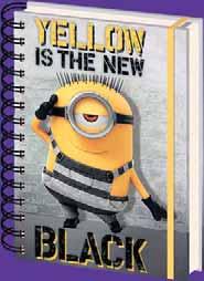 ZÁPISNÍK DESPICABLE 3 - BREAKOUT A5 Zápisník A5 v barvách Mimoňů s cca. 90 linkovanými listy.