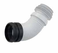 odpadu DN90/110 flexi A90-22 Dopojení k WC koleno 22