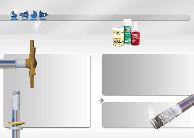 Opotrebenie hriadeľa Obnovte hriadeľ s Loctite 3478 Superior Metal Loctite 3478 Superior Metal je epoxid s vysokou pevnosťou v tlaku Ako obnoviť opotrebený hriadeľ do pôvodného stavu Opotrebenie
