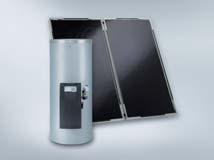 14/15 Vitosol 100-FM, solární sestava pro ohřev pitné vody Příplatková solární sestava pro ohřev pitné vody pro stávající systémy, skládá se z: 2 kolektorů Vitosol 100-FM, typ SVKF s plochou