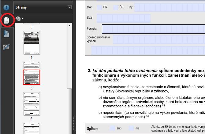 Nasleduje presun na ďalšie vstupné polia a ich vyplnenie údajmi obdobným spôsobom, pričom všetky zadané písmená sa konvertujú na veľké písmená kvôli následnému rozpoznávaniu.