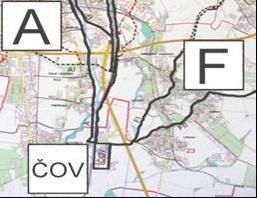 Obr. Situování hlavních kanalizačních sběračů v zájmovém území. 11.2 ENERGETIKA V zájmové oblasti se nenachází významná energetická centra, která by mohla být ohrožena.