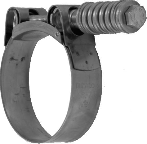 Spon s èelistí GBS W2 ROBUST Mteriál : W2 pásek klec korozivzorná ocel, šrou pozinkovná ocel Èelis ové hicové spony jsou univerzálnì použitelné pro veškeré ruhy plstových, pryžových, tlkových, scích