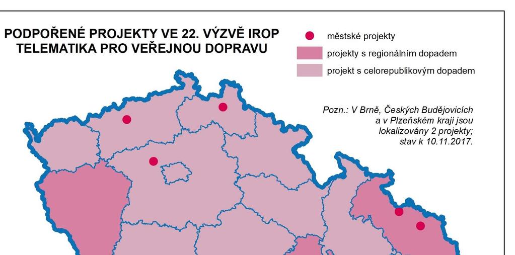 22. VÝZVA IROP TELEMATIKA PRO VEŘEJNOU DOPRAVU Název projektu Žadatel Zavedení TELEMATIKY ve sp