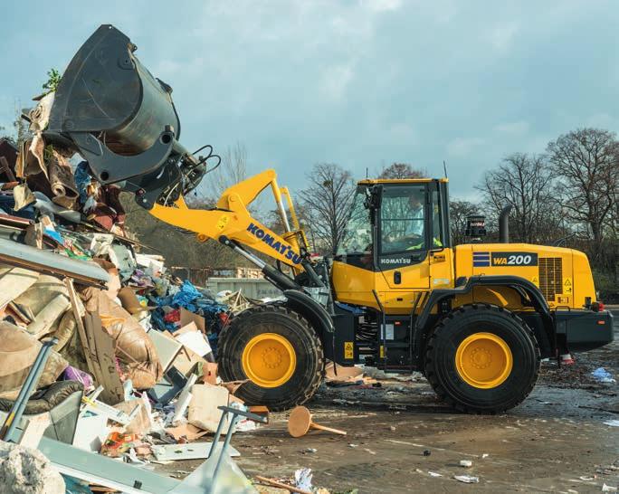 Řešení šitá na míru Sekce Pracovní vybavení Kolové nakladače Komatsu zkombinované se širokou řadou originálního pracovního příslušenství Komatsu poskytují perfektní řešení pro každý průmyslový sektor.