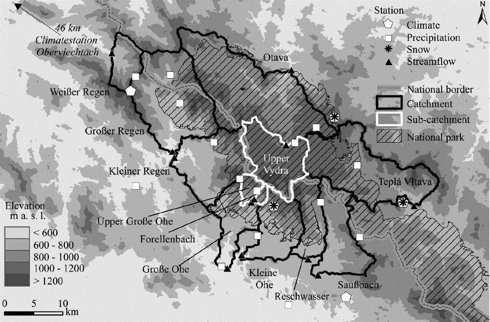 Odumření horního stromového patra vlivem žíru lýkožrouta se projevuje především zásadním snížením evapotranspirace (Bernsteinová et al.2015).