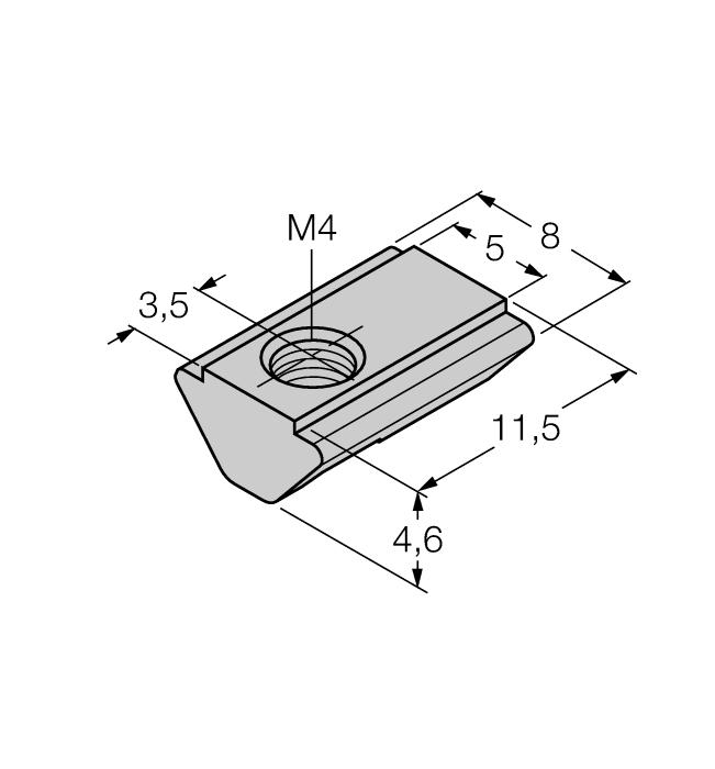 pro snímače polohy s vedením; materiál: nerez ocel 4 / 5 Hans Turck GmbH & Co.