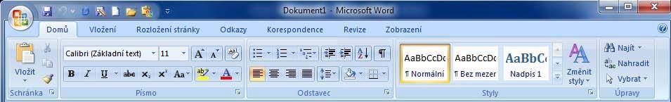 Pracvní prstředí MS Office Kancelářský balík aplikací pr práci s elektrnickými dkumenty Jedntlivé balíčky bsahují různé aplikace Spuštění prgramu Kliknutím na iknu MS Wrd na plše Zdrj: www.wikipedia.