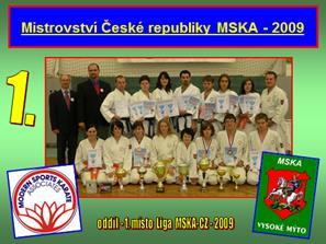 místě MR ČR oranžových rok 2009 - David Mikeš se umístil na 2. místě na Světovém mistrovství karate v Itálii v kategorii tým (reprezentace MSK ČR) - náš oddíl se umístil na 1.