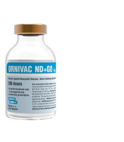 ORNIVAC ND + GO injekční emulze pro drůbež Vakcína pro Newcastleské chorobě a infekční ptačí burzi dě inak vovaná Složení: Vakcinační dávka obsahuje paramyxovirus 8,0 pseudopes s avium ante inac