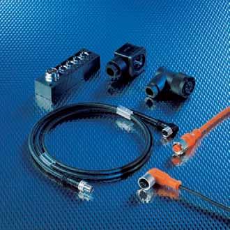 Propojovací technika Kompletní program: Konektorové zástrčky a zásuvky a kabely. Různé materiály kabelu pro různé oblasti použití. Kvalitní materiály pro vysokou spolehlivost.