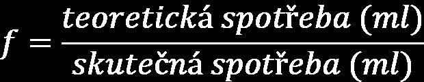 indikátorem) z objemu použitého titračního činidla lze dopočítat koncentraci stanovovaného roztoku x, y stechiometrické koeficienty n = c.